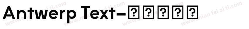 Antwerp Text字体转换